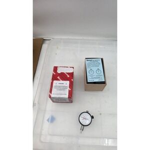Starrett 81-141J Dial Indicator with Rev Counter, 0-.250" Range .001" Graduation